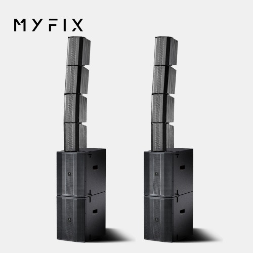 [MYFIX] Mighty5 액티브 소형 라인어레이 스피커 시스템2 : Mighty5 x8ea/ Mighty5Sub x 4ea